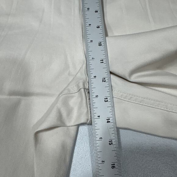 Isaac Mizrahi Live Women’s Plus 22W Stretch Ankle Pants Beige Pull On A590036 - Picture 8 of 12